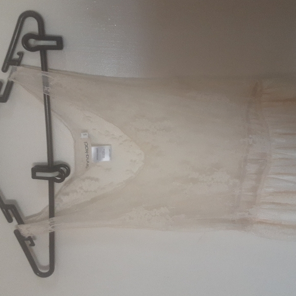 Anna- Kaci Sheer Lace Slip Dress Sz M/ L - Picture 2 of 9